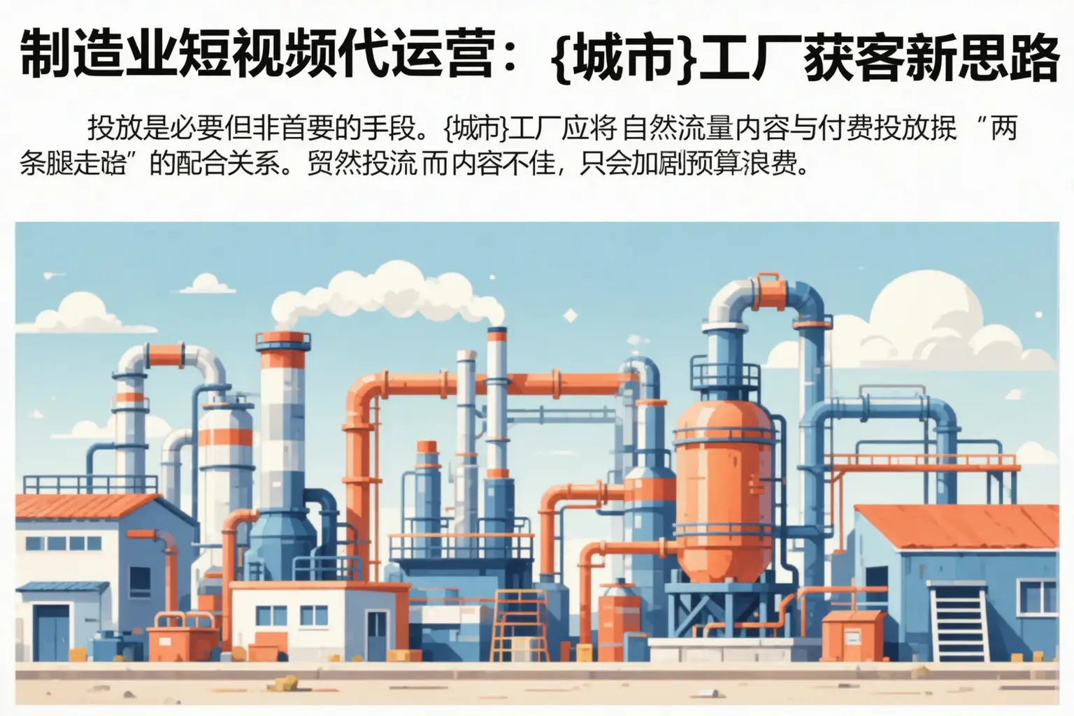 制造业短视频代运营:灵璧工厂获客新思路
